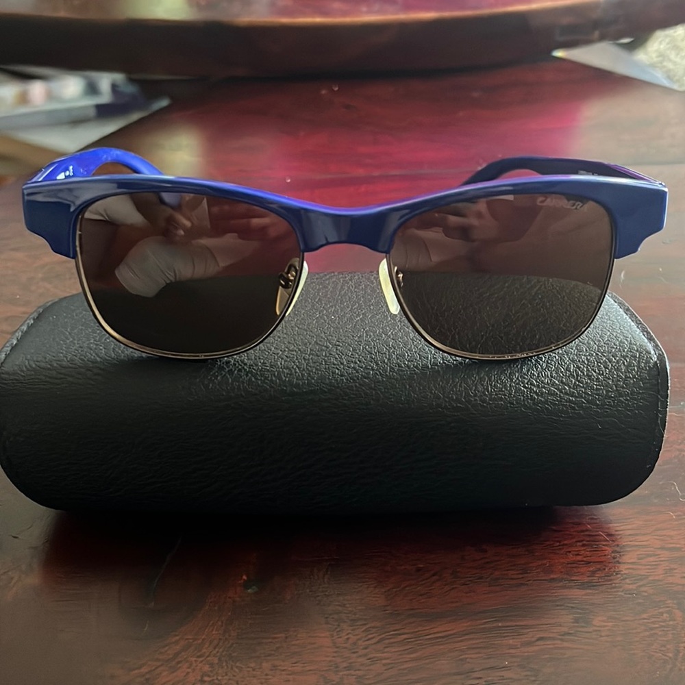 CARRERA 6009 DEE UNISEX ROUNDED SUNGLASSES BLUE FRAME